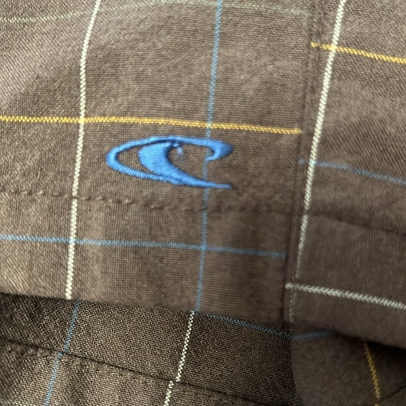 O’NEAL Men's Brown Plaid 🩳 Shorts - Picture 5 of 7